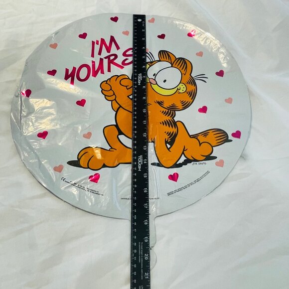Garfield I'm Yours Self-Sealing 18" Foil Balloon By CTI Vintage Jim Davis 1979 - Picture 4 of 10